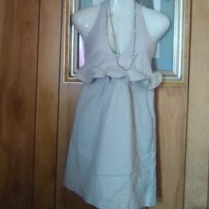 Judith Marsh adorable seersucker halter dress